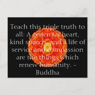 Buddha-offertinspiration Vykort