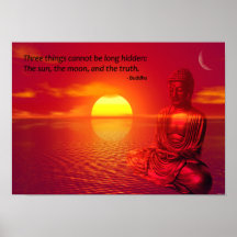 Buddha-offertinspirationen Andlig Poster