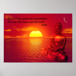 Buddha-offertinspirationen Andlig Poster