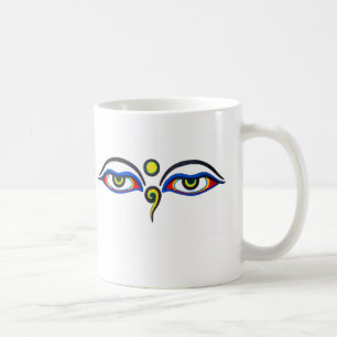 Buddha ögon kaffemugg