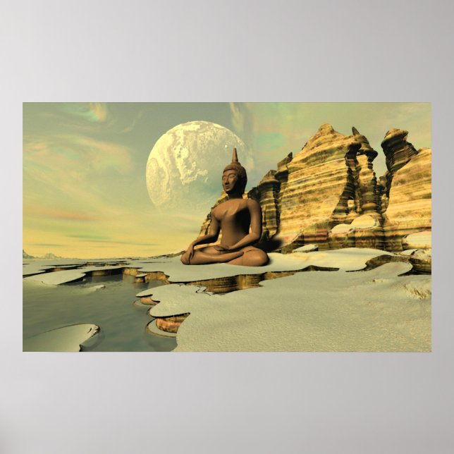 Buddha on the Snow Poster (Framsidan)
