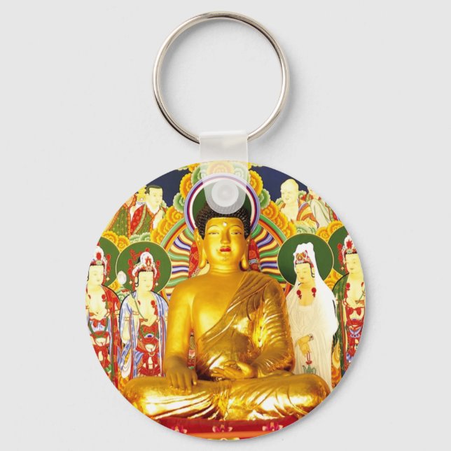 Buddha Peace Tranquilitet Serenity Nyckelring (Framsida)