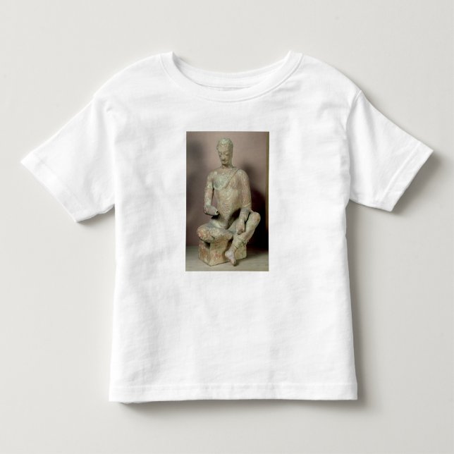 Buddha placerade i meditation, från Fondukistan Tee (Framsida)