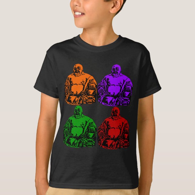 buddha - popkonst t-shirt (Framsida)