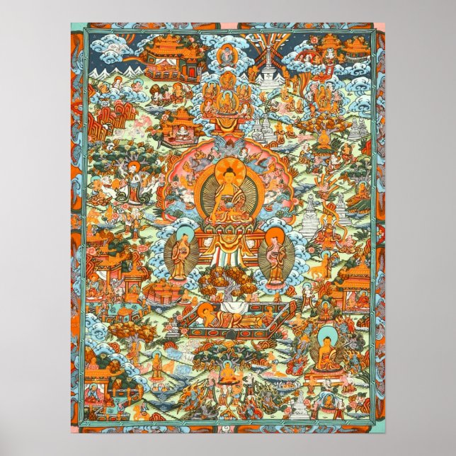 Buddha-Poster liv Poster (Framsidan)