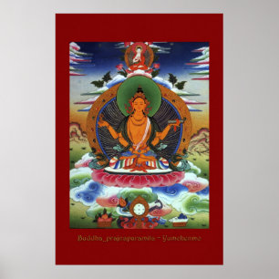 Buddha Prajnaparamita Religiösa Art Poster Series
