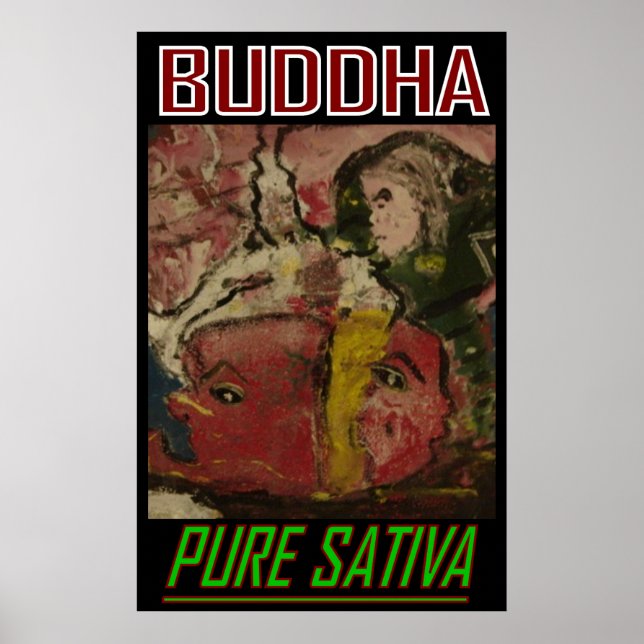 BUDDHA PURE SATIVA POSTER (Framsidan)
