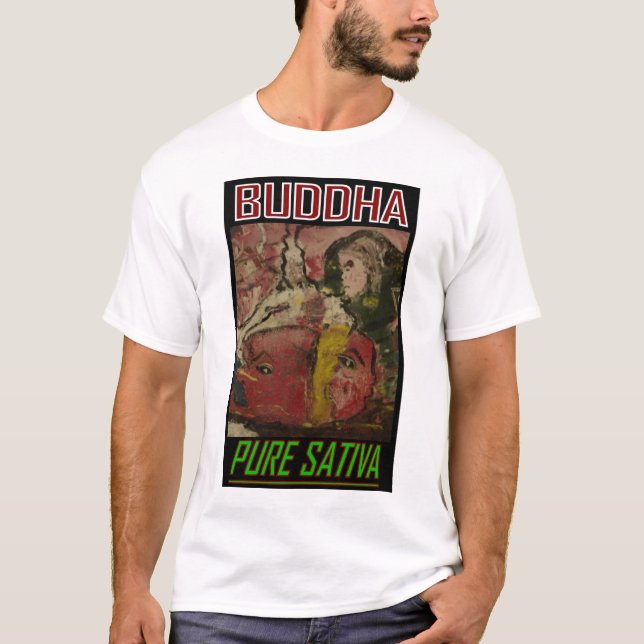 BUDDHA PURE SATIVA T SHIRT (Framsida)