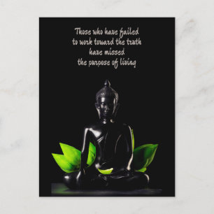 Buddha Quote 1-vykort Vykort