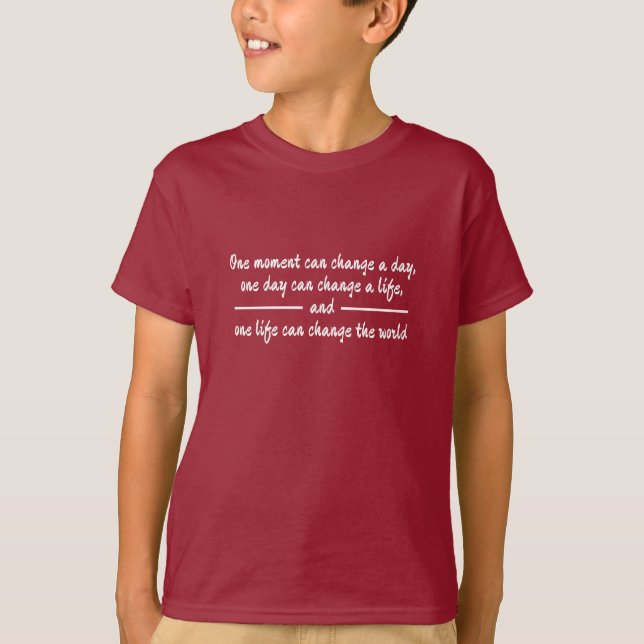 Buddha Quote 2 shirts & jacka Tee (Framsida)