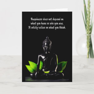 Buddha Quote 4-hälsningskort för anpassade Kort
