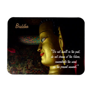 Buddha Quote & Buddha of Compassion/Meditation Magnet