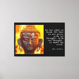 Buddha Quote Canvastryck