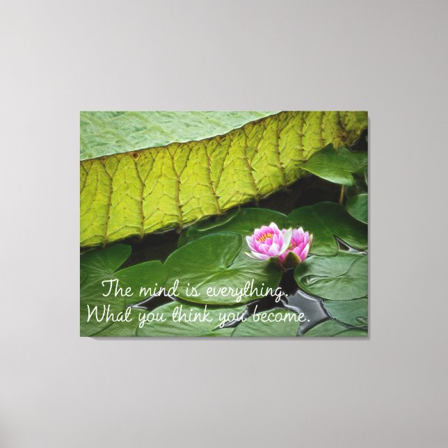 Buddha Quote Canvastryck (Framsida)