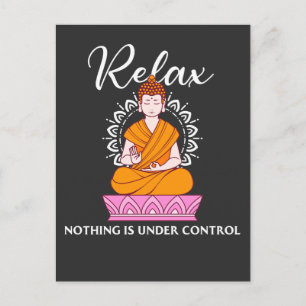 Buddha Quote india hindu shanti-buddhist Slappna a Vykort