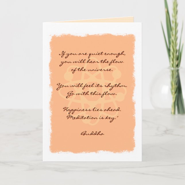 Buddha Quote Kort (Framsida)