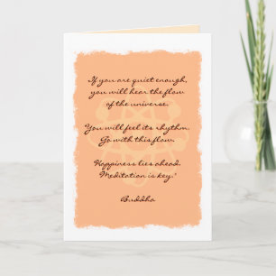 Buddha Quote Kort