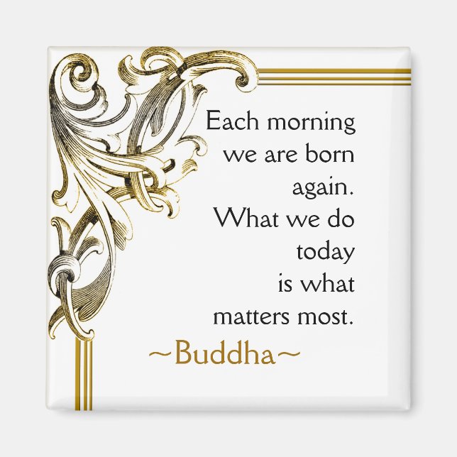 Buddha Quote ~ Motivational Magnet (Framsidan)