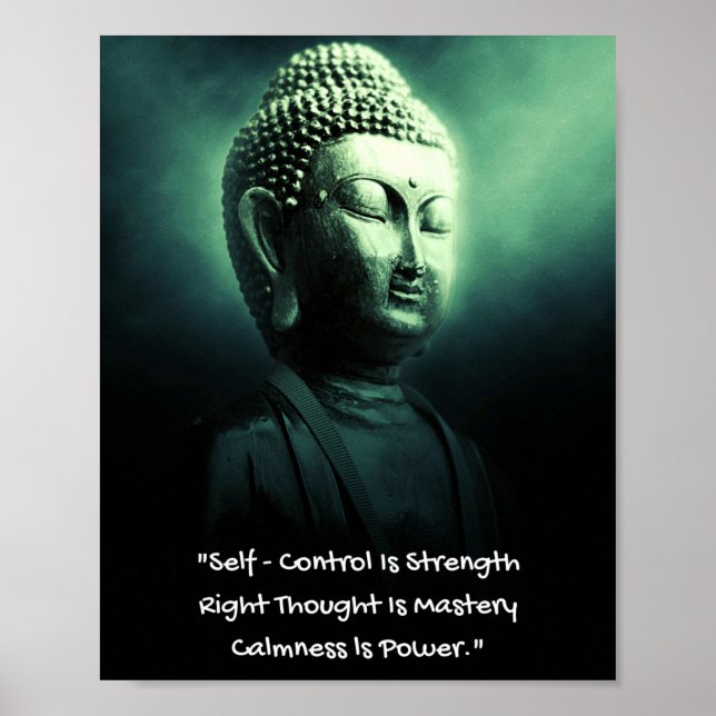 Buddha Quote Poster (Framsidan)