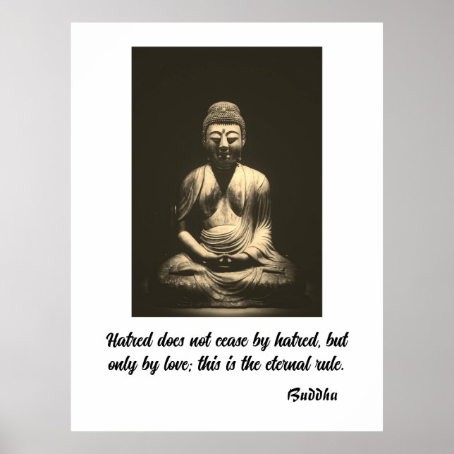 Buddha Quote Poster (Framsidan)