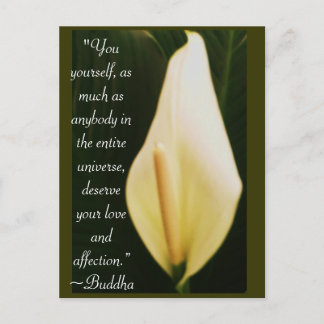 Buddha Quote Vykort