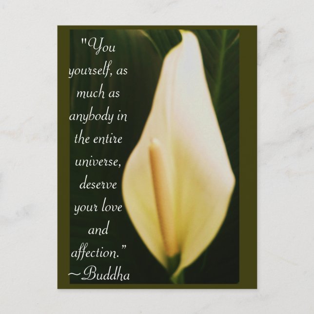 Buddha Quote Vykort (Framsida)