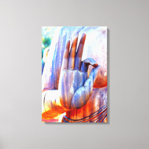Buddha räcker En-Reko mudra Canvastryck