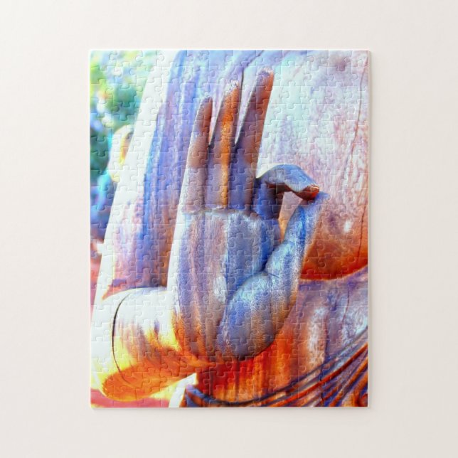 Buddha räcker pussel (Vertikal)