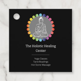 Buddha Rainbow Chakras Andlig Metaphysical Yoga Gåvor Etiketter