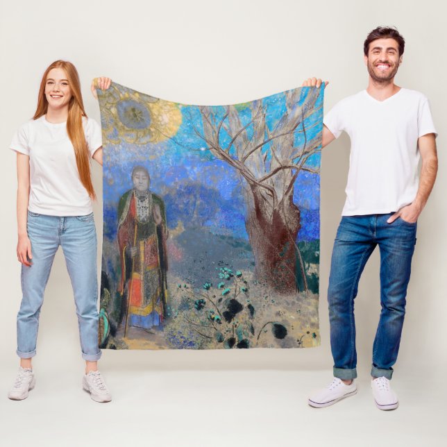 Buddha, Redon Fleecefilt (På plats)