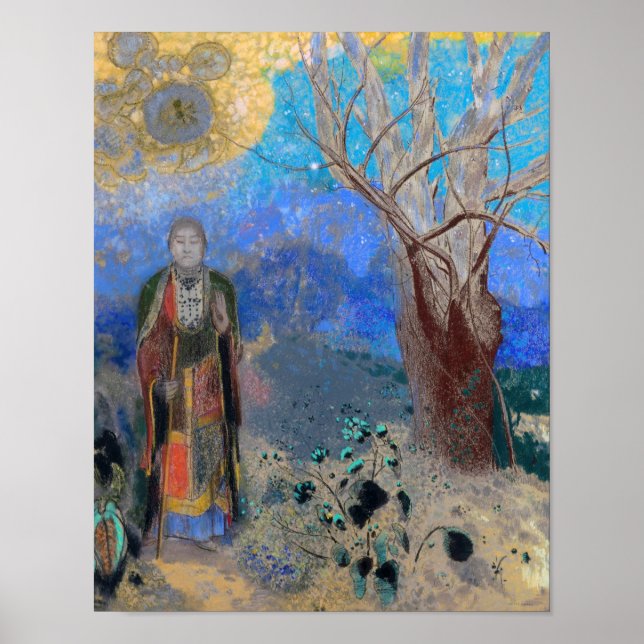 Buddha, Redon Poster (Framsidan)