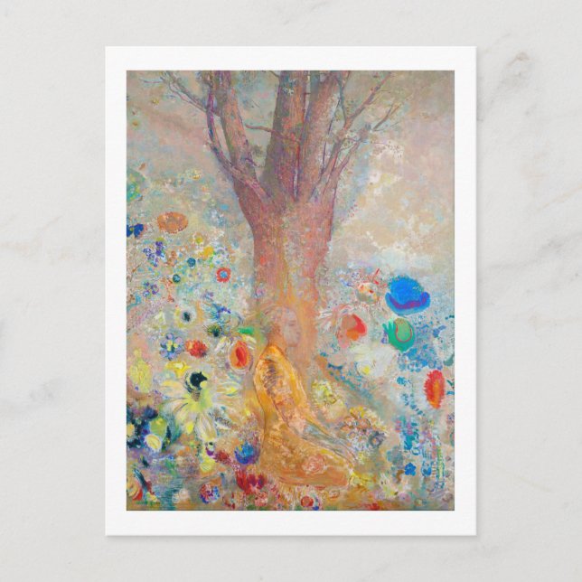 Buddha, Redon Vykort (Framsida)