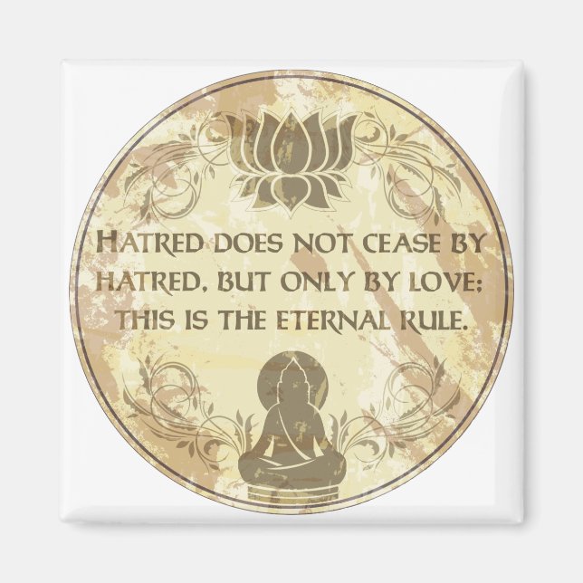 Buddha-regeln Magnet (Framsidan)