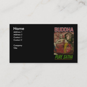 BUDDHA RENT SATIVA VISITKORT