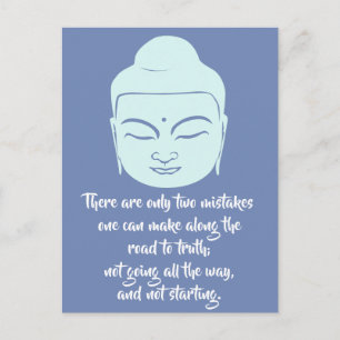 Buddha Road till Truth Postcard Vykort