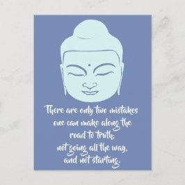 Buddha Road till Truth Postcard Vykort