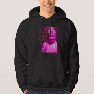 Buddha Rosa Mandala Metta Mindful Loving Kindness Hoodie