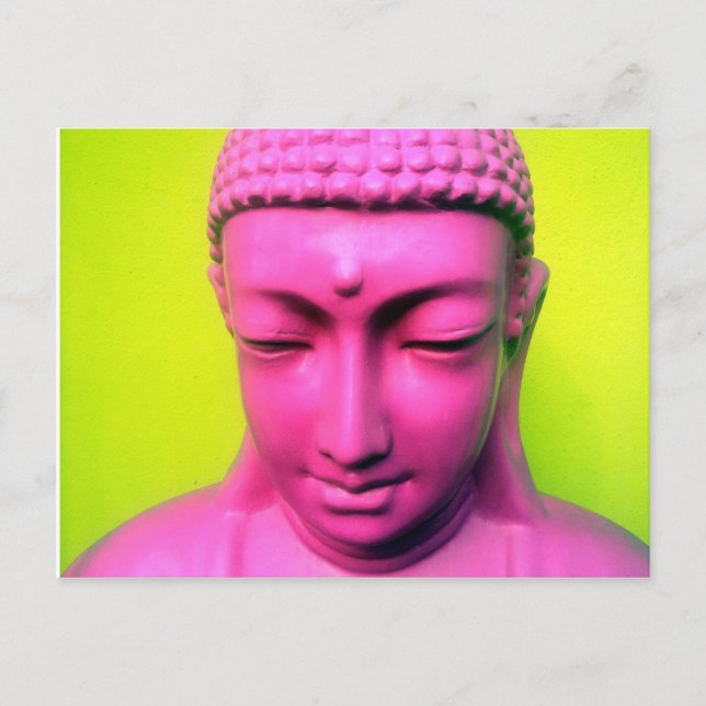 buddha rosa vykort (Framsida)