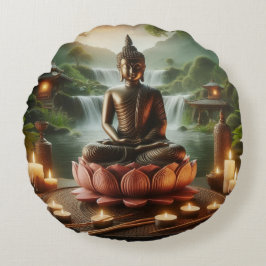 Buddha Rund Kudde