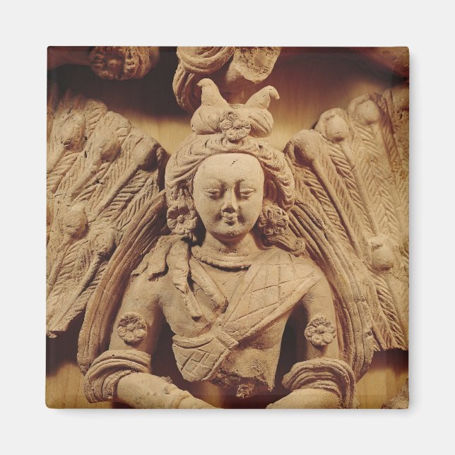 Buddha Sakyamuni från Tumshuq 6e-7:e-seklet Magnet (Framsidan)