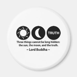 Buddha sanningscitationstecken magnet