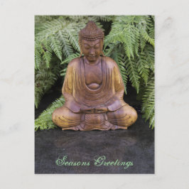 Buddha säsonhälsningar helg vykort