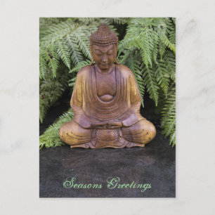 Buddha säsonhälsningar helg vykort
