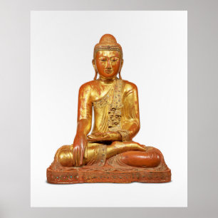 Buddha Sculpture Poster
