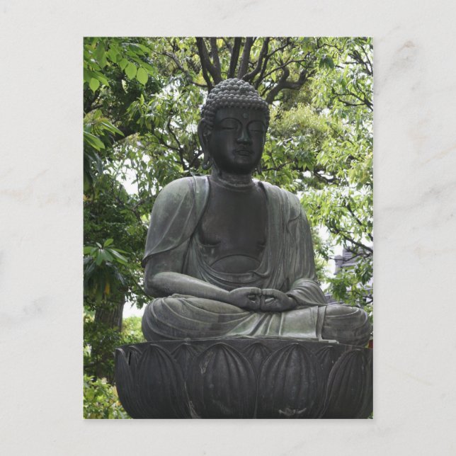 buddha sensō-ji vykort (Framsida)