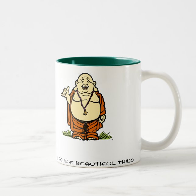 Buddha Shaka Två-Tonad Mugg (Höger)