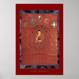 Buddha Shakyamuni 5-Religiösans Art Poster Series