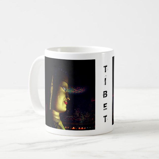 Buddha Shakyamuni - Himalaya, Dharma Kaffemugg (Framsida vänster)