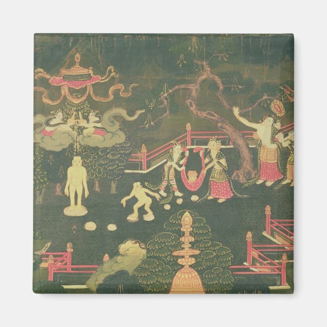 Buddha Shakyamunis liv Magnet (Framsidan)