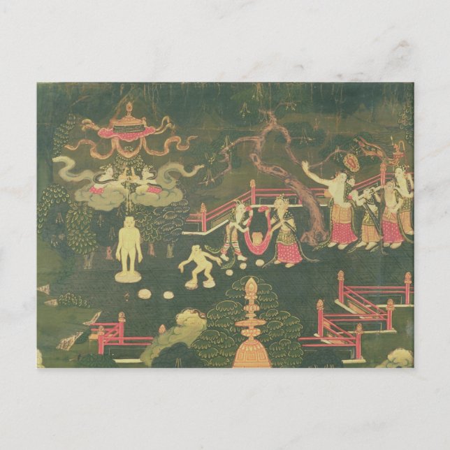 Buddha Shakyamunis liv Vykort (Framsida)